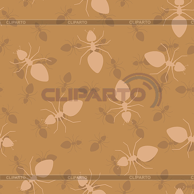 Simple seamless texture - ants | Stock Vector Graphics |ID 3633883