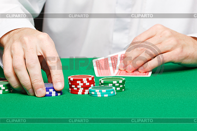 Man with cards | High resolution stock photo |ID 3387177
