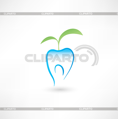 Icono de diente sano | Ilustración vectorial de stock |ID 3673945