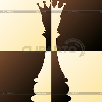 Reina del ajedrez ilustración vectorial | Ilustración vectorial de stock |ID 3670779