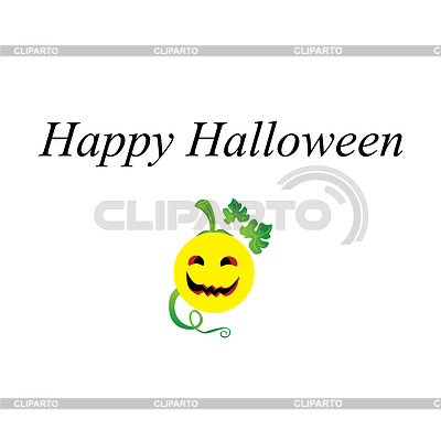 Happy Halloween with Smiley Face | Stock Vector Graphics |ID 3389528