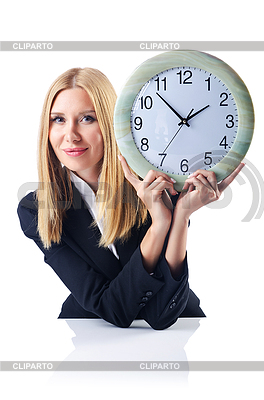 Empresaria con el reloj | Foto de alta resolución |ID 3390136