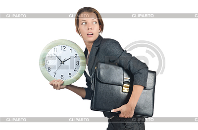 Empresaria con el reloj | Foto de alta resolución |ID 3431764