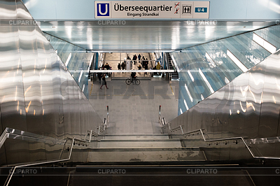 New Hafencity station in Hamburg | High resolution stock photo |ID 3506670