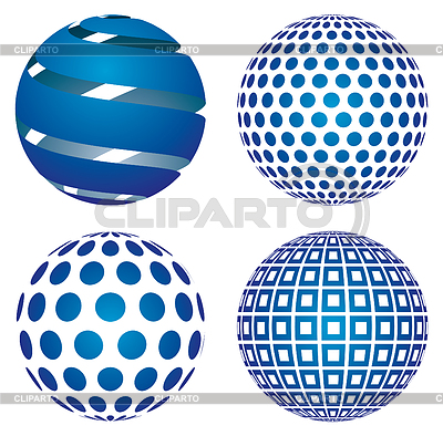 Globos 3d vector | Ilustración vectorial de stock |ID 3517258
