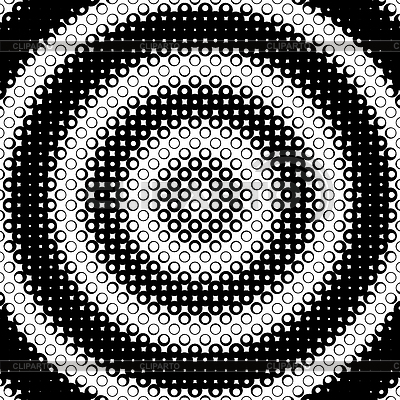 De fondo con gradiente de los círculos en blanco y negro | Ilustración vectorial de stock |ID 5522009