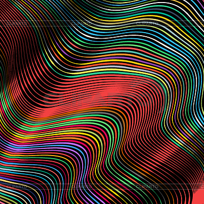 Abstracto fondo con líneas de colores | Ilustración vectorial de stock |ID 5655599
