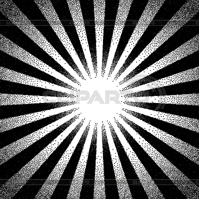 Vintage rayos dotwork sol, rayos de sol o una explosión | Ilustración vectorial de stock |ID 5801321