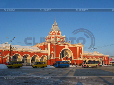 Hermoso edificio de la estación de tren | Foto de alta resolución |ID 3473326