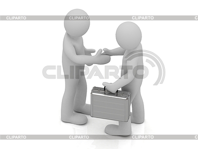 Personas dándose la mano 3D | Ilustración de alta resolución |ID 3510668