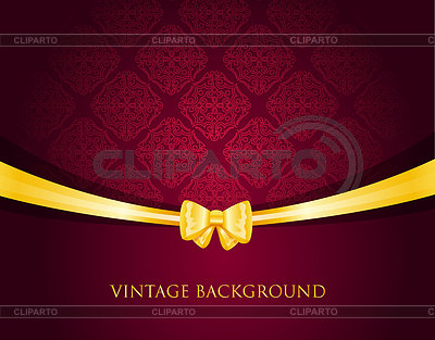 Fondo de la vintage con arco | Ilustración vectorial de stock |ID 3490038
