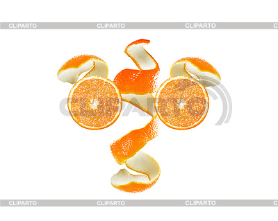 Cáscara de naranja y cortar en rodajas | Foto de alta resolución |ID 3524495