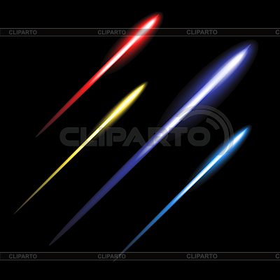 La caída de estrellas que brillan intensamente | Ilustración vectorial de stock |ID 5968046