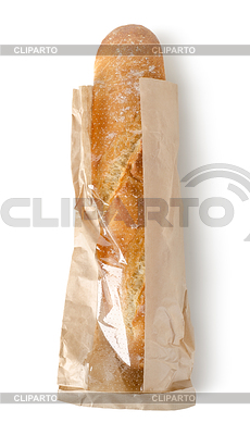 Baguette fresco en bolsa de papel | Foto de alta resolución |ID 3555334