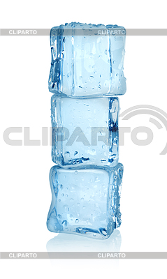 Three ice cubes | High resolution stock photo |ID 3556357