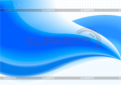 Fondo azul de la onda | Ilustración vectorial de stock |ID 3563009