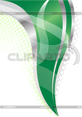 Fondo verde abstracto | Ilustración vectorial de stock |ID 3563199