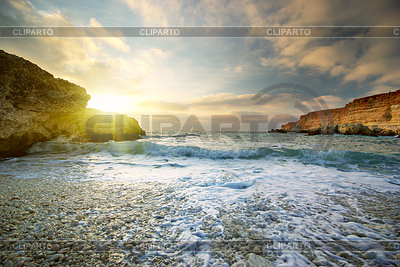 Sonnenuntergang am Strand | Foto mit hoher Auflösung |ID 6370557