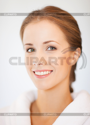Beautiful woman in bathrobe | High resolution stock photo |ID 3650399