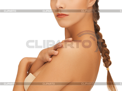 Woman`s hand and shoulder | High resolution stock photo |ID 3652357
