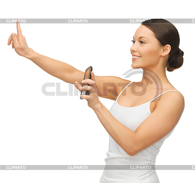 Woman with smartphone | High resolution stock photo |ID 3655665