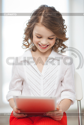 Girl with tablet pc | High resolution stock photo |ID 3656069