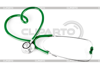 Stethoscope in shape of heart, | High resolution stock photo |ID 3658878