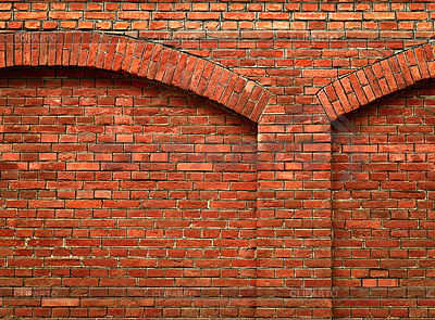 Brick wall with arch | High resolution stock photo |ID 5121164