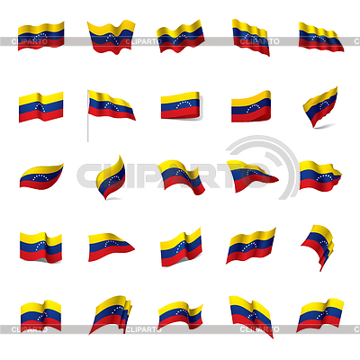 Bandera de Venezuela, | Ilustración vectorial de stock |ID 6525308
