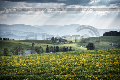 Hermosa vista paisaje sur de Alemania | Foto de alta resolución |ID 6582186