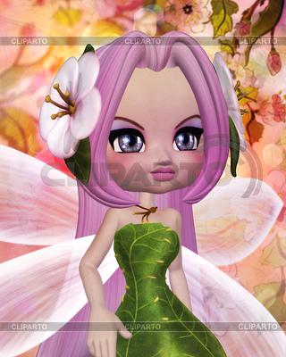 Sakura Fairy | High resolution stock illustration |ID 4949611