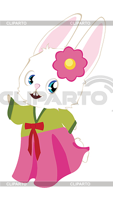 Conejita de chuseok | Ilustración vectorial de stock |ID 7257845