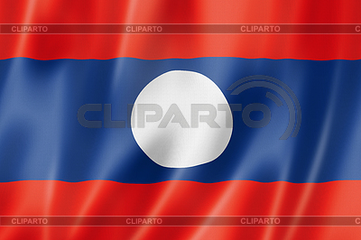 Laos flag | High resolution stock illustration |ID 6017232