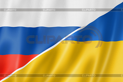 Russia and Ukraine flag | High resolution stock illustration |ID 6060148