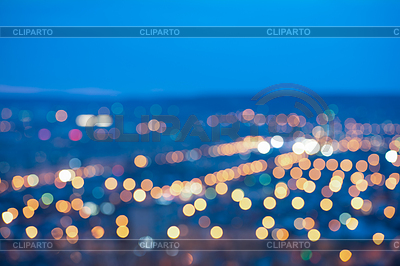 Hermosa ciudad borrosa luces abstracto circular | Foto de alta resolución |ID 6678181