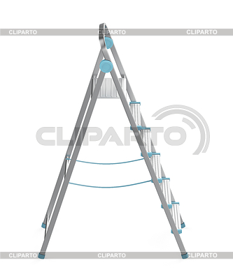 Развернутая металлическая лестница | Иллюстрация большого размера |ID 6193630