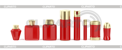 Conjunto de productos cosméticos | Ilustración de alta resolución |ID 6551079