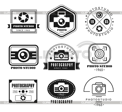 Sammlung Fotografie Logo-Vorlagen | Stock Vektorgrafik |ID 5514740