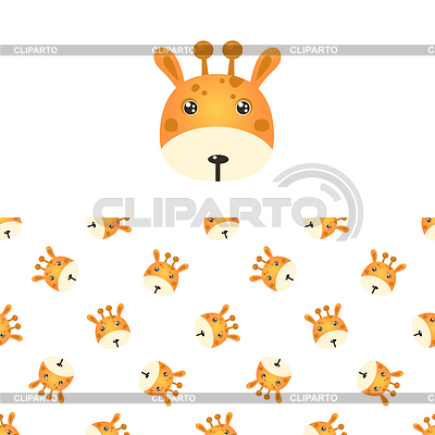 Icono de Pista de la jirafa y modelo | Ilustración vectorial de stock |ID 5645528