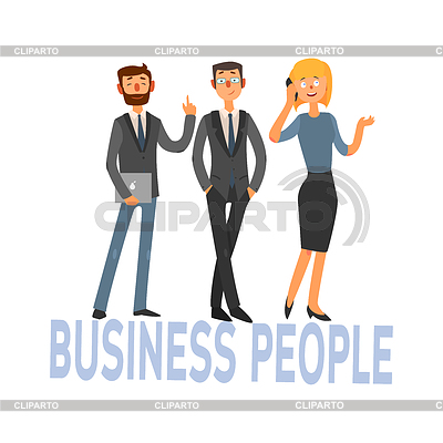 Las personas de negocios Conjunto | Ilustración vectorial de stock |ID 5685683