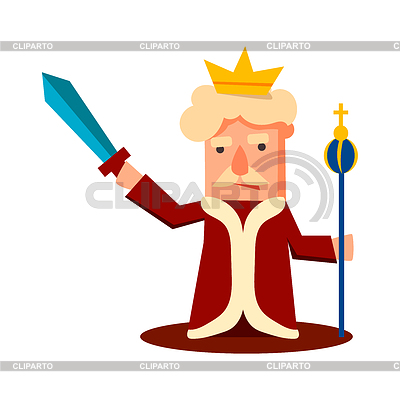 King Cartoon Emotion Set | Stock Vector Graphics |ID 5841655
