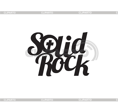 Solid Rock Design Concept | Векторный клипарт |ID 5961882