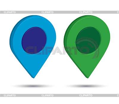 3D Pin Icon Set | Векторный клипарт |ID 5966716