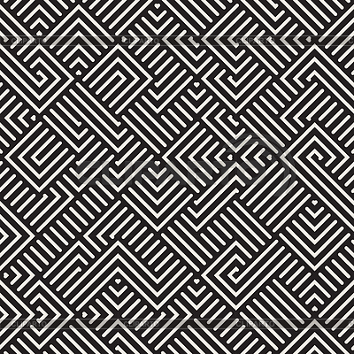 Sin fisuras irregular laberinto líneas modelo geométrico | Ilustración vectorial de stock |ID 6015844
