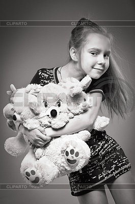 Girl with many toys | High resolution stock photo |ID 6024589
